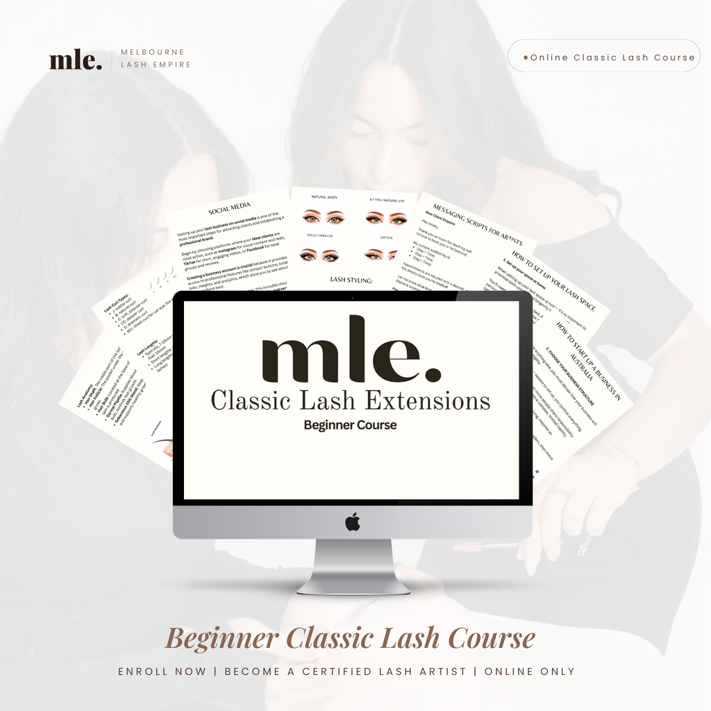 Online Beginner Classic Lash Course