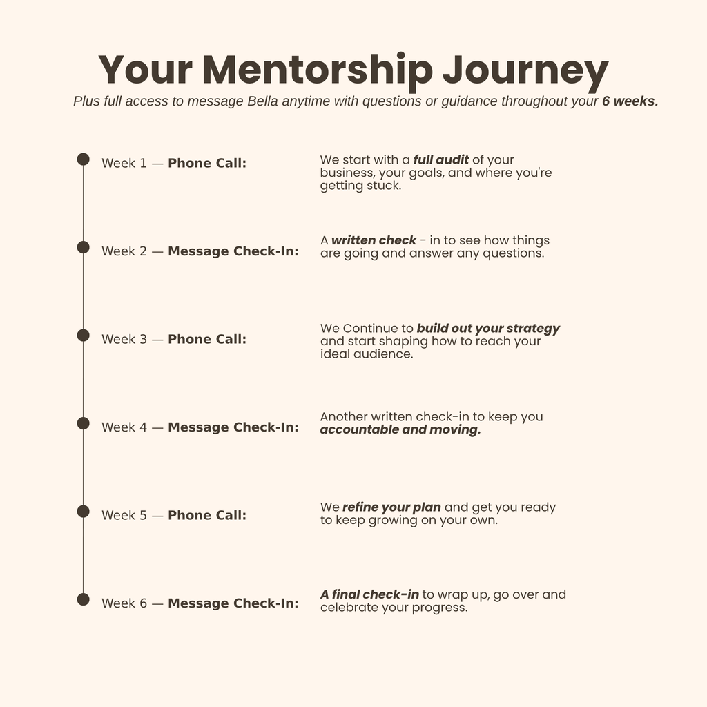 Mentorship Program - Level up your beauty biz