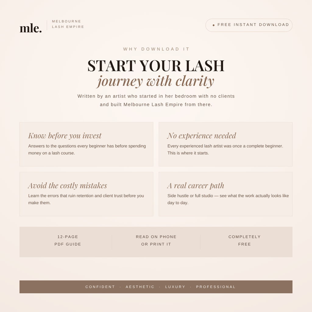 Your First Step to Becoming a Lash Artist